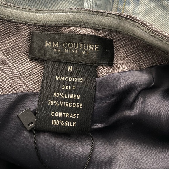 MM couture one shoulder dress(M) - Picture 2 of 4